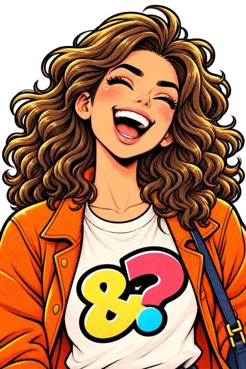 Mia laughs